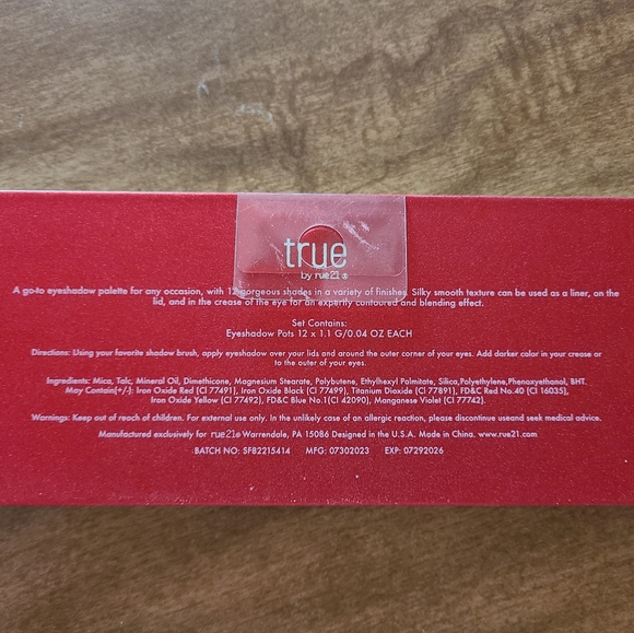 NWT True by Rue 21 Sweet as Sugar eye shadow pallet. - Picture 2 of 3
